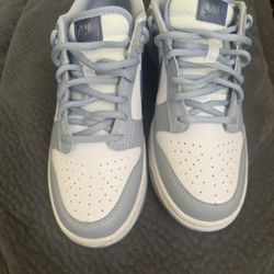 Nike Dunks Blue And White Low