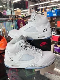 Air Jordan 5 Retro White Metallic