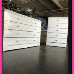 Dresser set / Eight and five drawers dresser