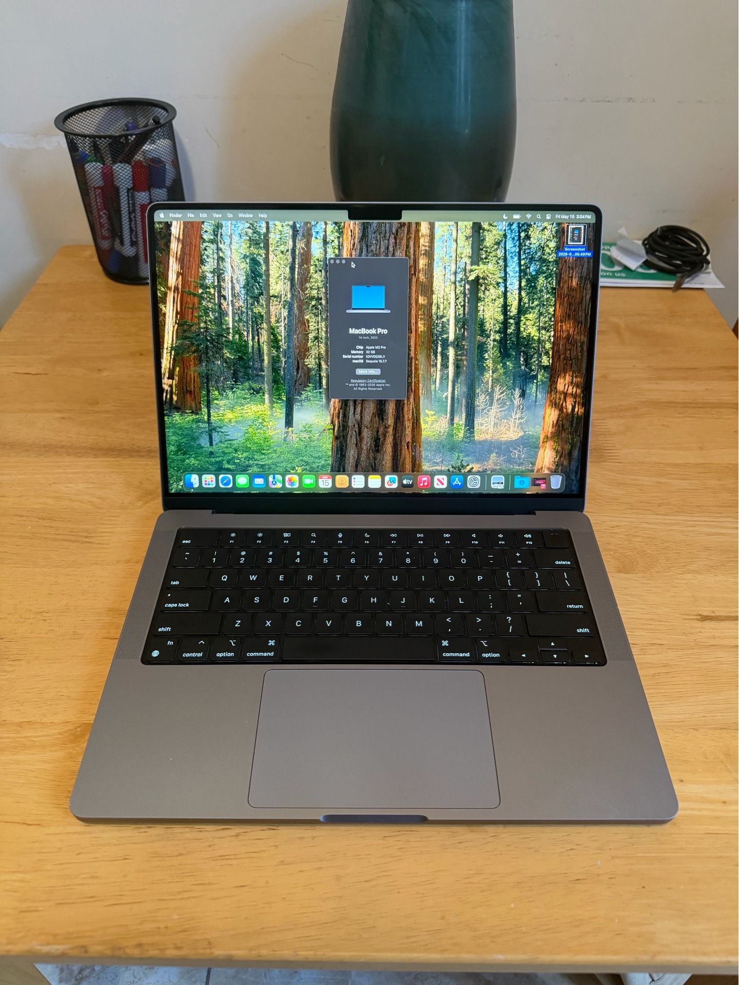 2023 Macbook Pro M2 Pro 32 GB RAM 1TB HDD