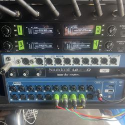 Soundcraft Ui24 R W Case And Power Conditioner