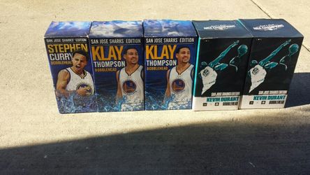 Warriors Shark Edition bobbleheads