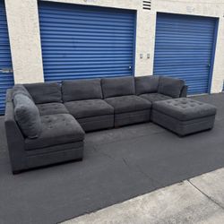 Thomasville Tisdale 6 Piece Gray Sectional