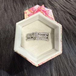 Elegant 925 Silver Ring (3 In 1)