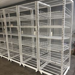 Metal Shelving $150 A Piece