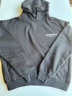 Essentials Fear of God black and white hoodie