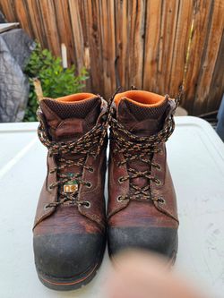 Timberland Pro steel toe Boots size 9W really good condition