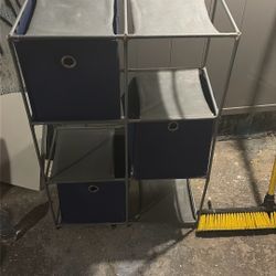 Gray And Blue Divider