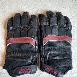 Indian Motorcycle Gloves Size M/L 