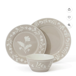 Martha Stewart dinnerware set (brand new from Walmart)
