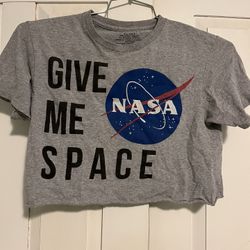 Chemistry NASA Ladies Crop T-shirt - Size Small 