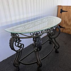 Glass Console Table