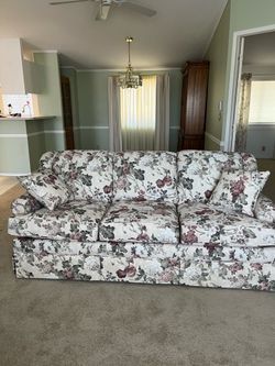 Living room sofa and chairs