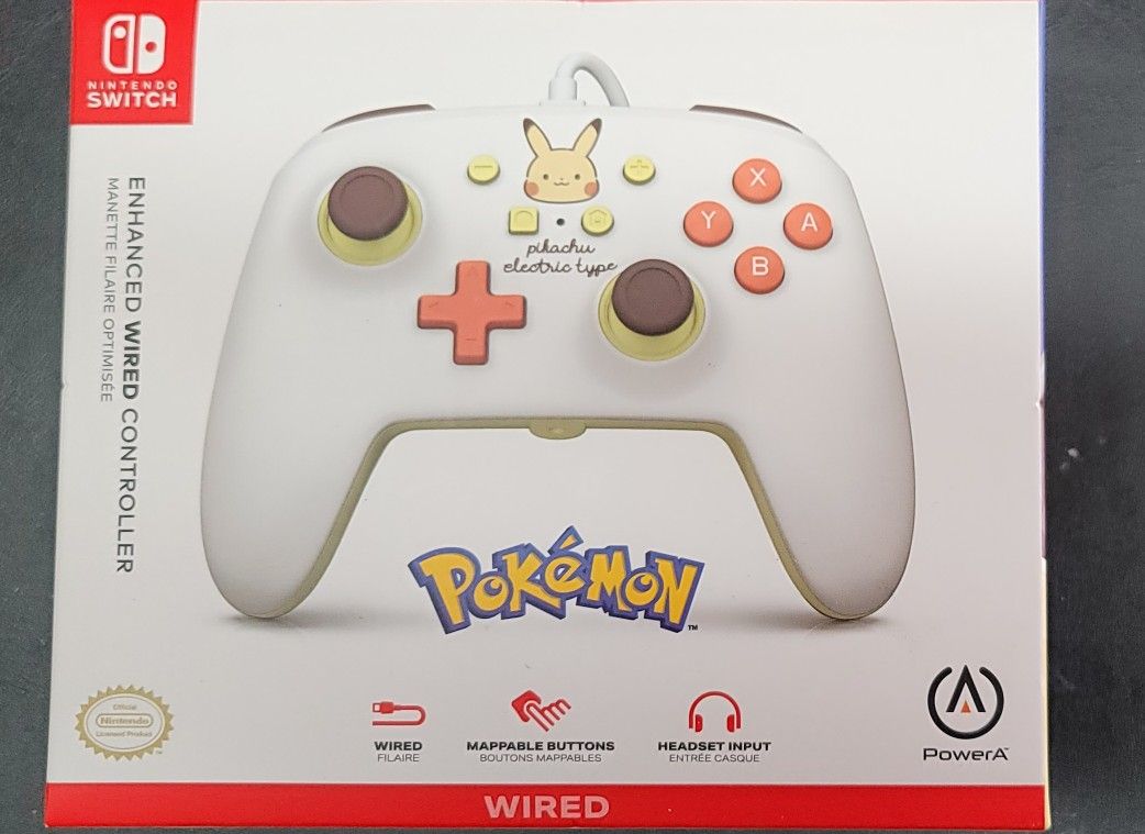 Power A Pokémon Wired Nintendo Switch Controller