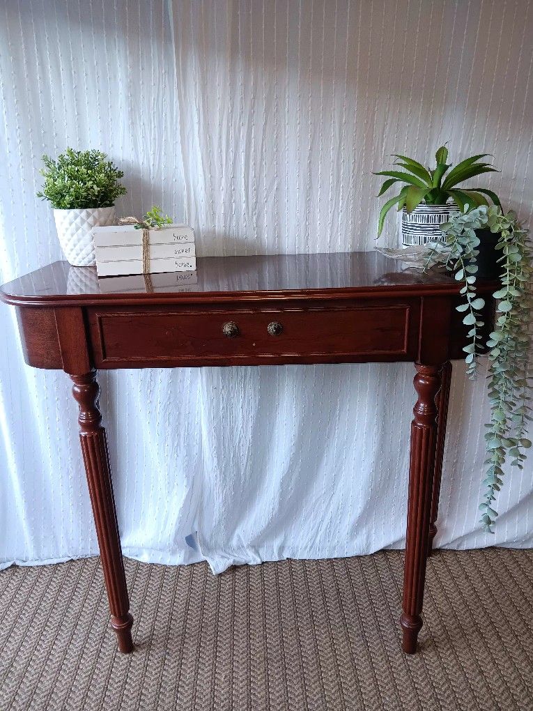 Gorgeous Vintage Entry Table For SALE