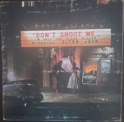 ELTON JOHN "Don’t Shoot Me I’m Only The Piano Player" 1973 club press~EX /VG