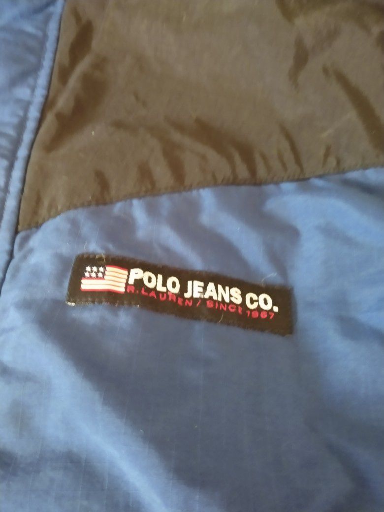 Vintage Polo Jeans Company Ski Jacket Size Medium
