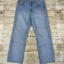GUESS Jeans Light Wash Denim Vintage Classic Straight Men 30x30 Measures (30x28)