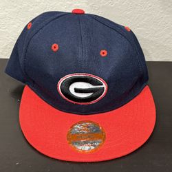University of Georgia Snapback Hat NCAA s, Navy/Red