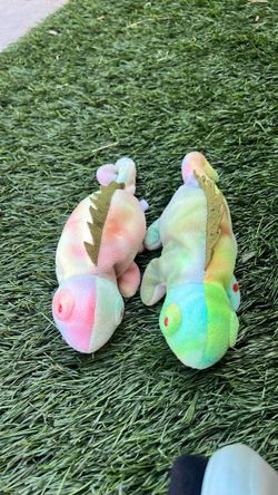Two beanie baby collection 2 iguana