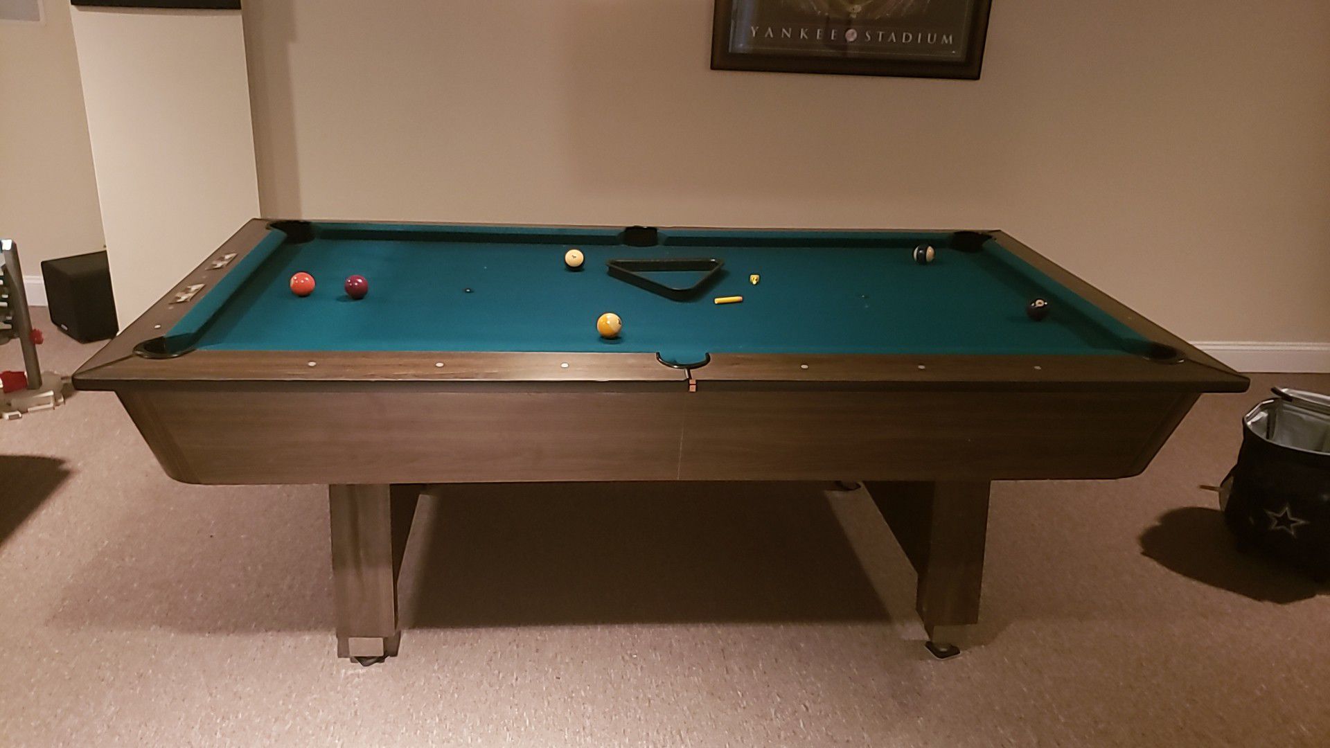 FREE!! American Pool Table with accessories and Ping Pong Table Top.