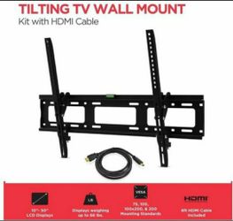 Tilting wall Mount 30-79" FREE DELIVERY ♦️FREE HDMI CABLE