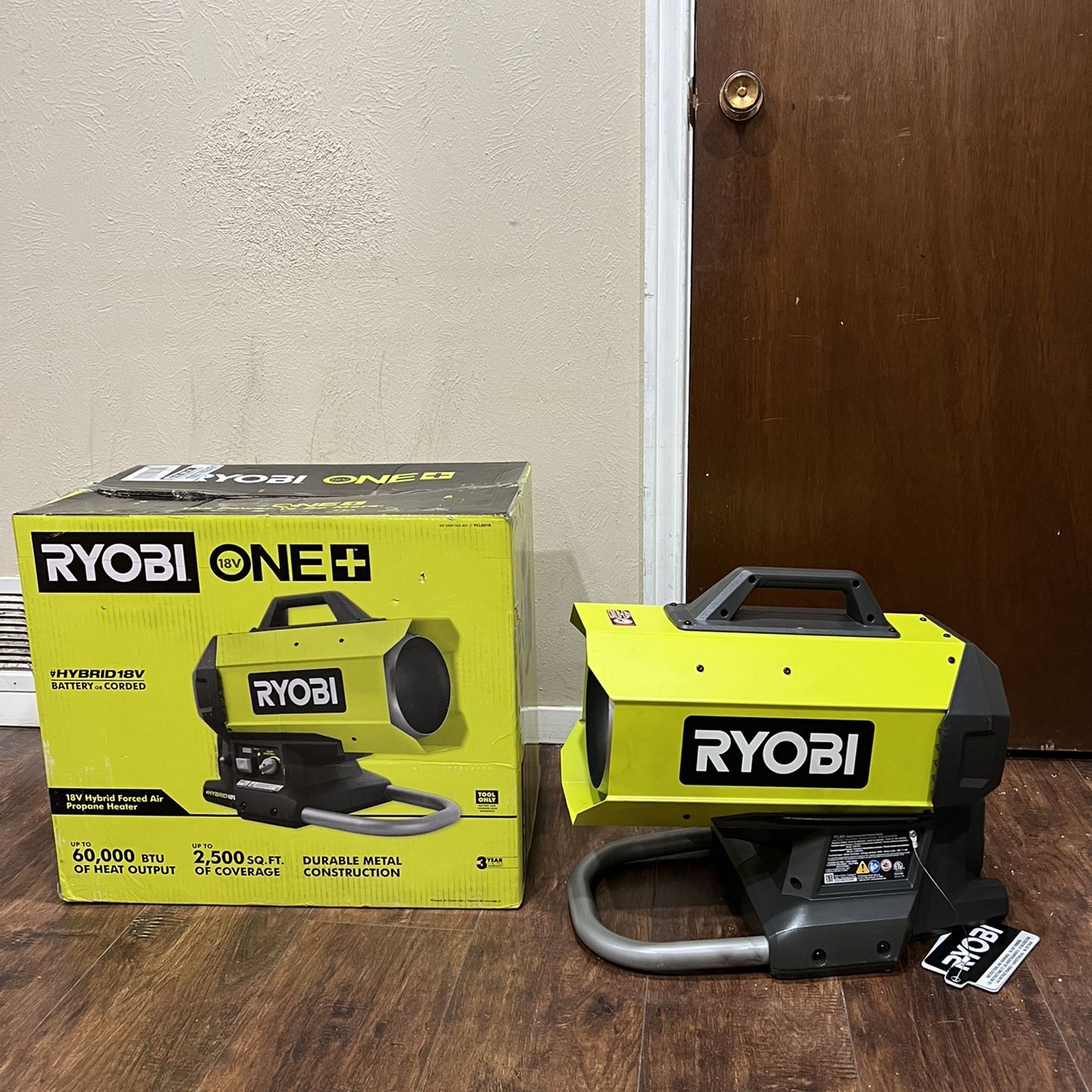 RYOBI ONE+ 18V Cordless Hybrid Forced Air Propane Heater (Tool Only) for  Sale in Duncanville, TX - OfferUp