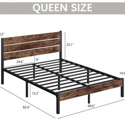 Queen Bed Frame - Very Good Condition 