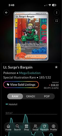 Lt. Surge’s Bargain Special Illustration