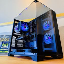 Gaming PC Custom Built by AREA-51 ✅🕹Full RGB Set,Ryzen 5/16GB RAM/512GB Storage🖥1 Yr Wrnty‼️RX 6400 AMD GPU💥 $0 Down Finance Available
