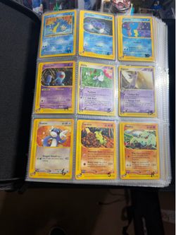 Pokemon binder vintage and modern