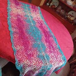 Tiedyed Table Runner. $40