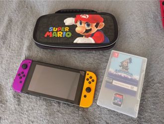Nintendo with chargers