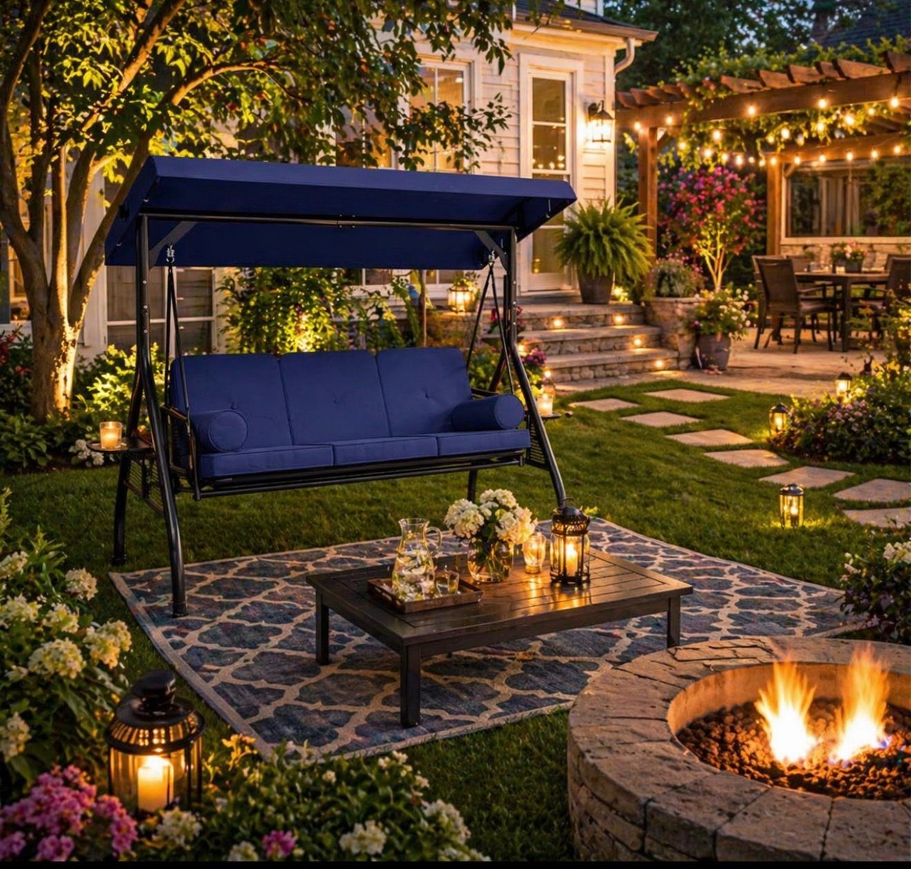 Brand new patio outdoor swing