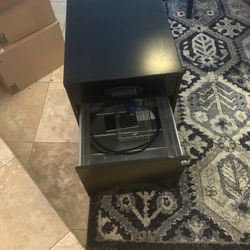 Office Cabinet Black Metal  3 Drawer
