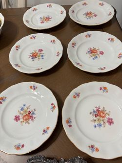 Favolina Fine China 6 dessert dishes