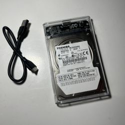 Toshiba 250GB HDD - External Hard Drive w/ Casing and Connector