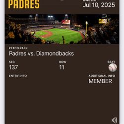 Padres Vs. Dbacks