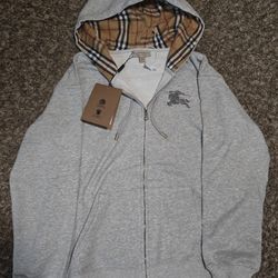 Burberry zip-up hoodie