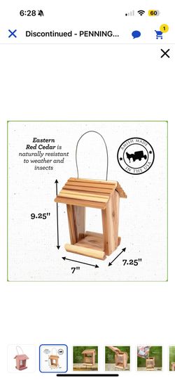 Cedar Bird House - New 