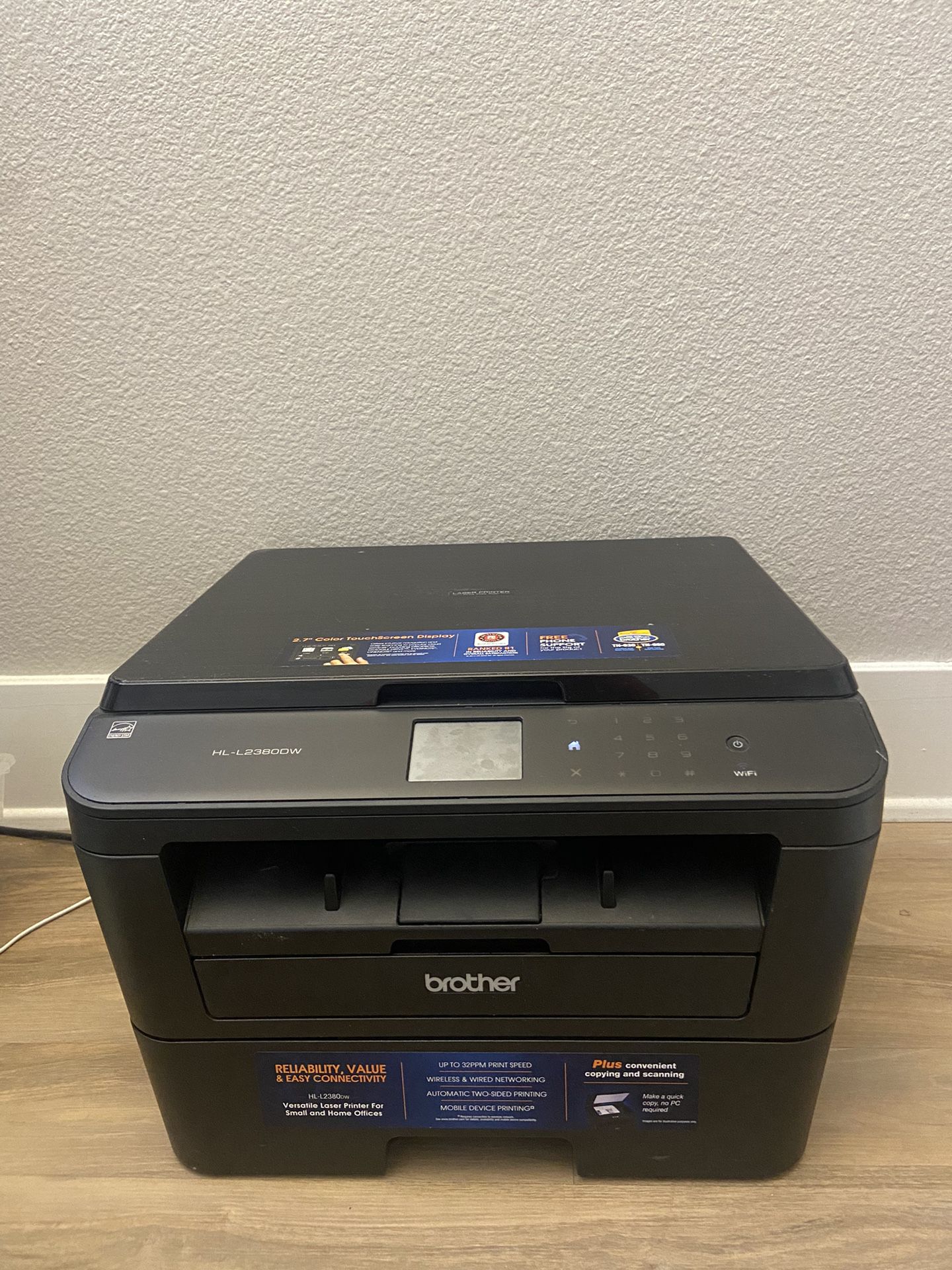 Brother HL-L2380DW laser printer+scanner