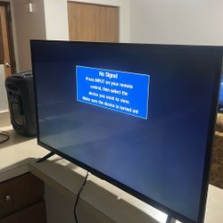  40 In 1080p Flat Screen Tv With Remote 