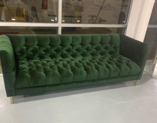 High Fashion Emerald Green sofa