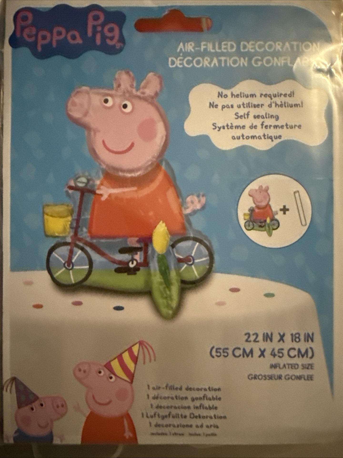 Peppa Pig air balloon 22inch