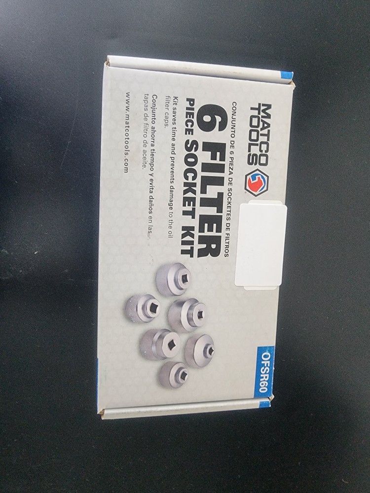 Matco Tools - 6pc. Filter Socket Kit NEW