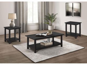 Payne Distressed Java 3-piece Coffee and End Table Set