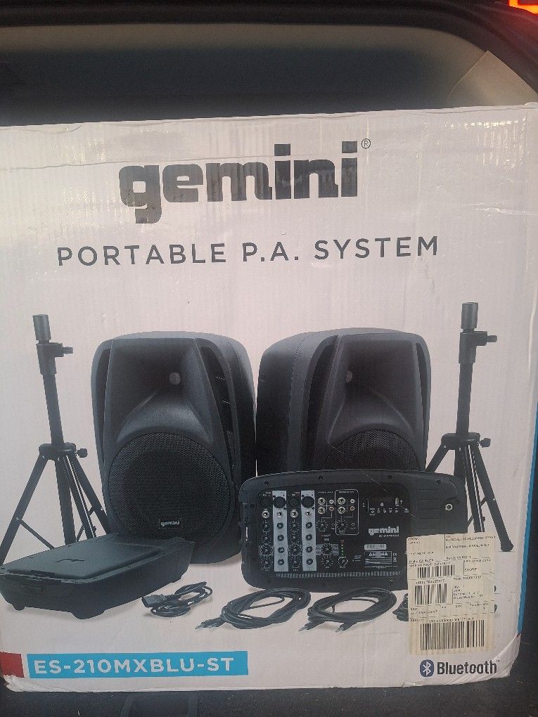 New Gemini Portable Sound System