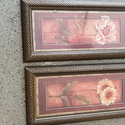 🌸 FOR SALE: Elegant Traditional Floral Wall Art Frames 🌸
