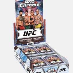 2025 UFC Topps Chrome 
