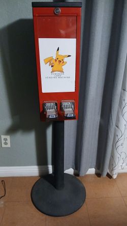 Pokemon Card Vending Machine on Stand